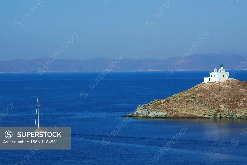 Greece, Cyclades island, Kea island, Agios Nikolaos, Korissia bay