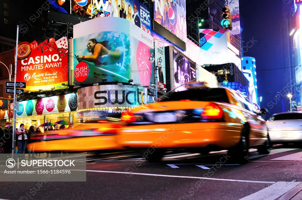42nd Street, Broadway, Times Square, Manhattan, New York City, USA