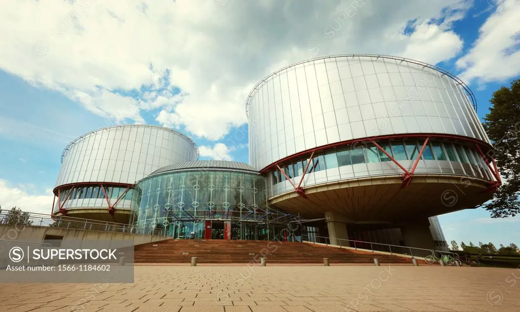 European Court of Human Rights building, Strasbourg, Alsace, France