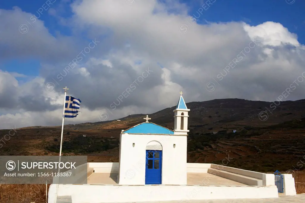 Greece, Cyclades islands, Tinos, Agia Marina church