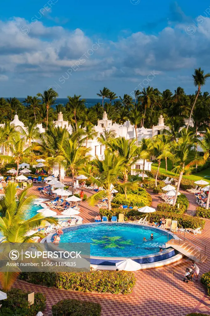 pool area, Riu Palace, hotel, Punta Cana, Dominican Republic, Caribbean