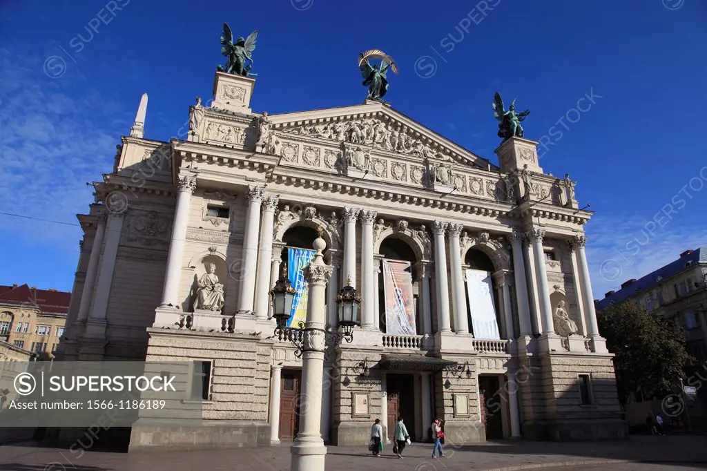 Ukraine, Lviv, Opera House,