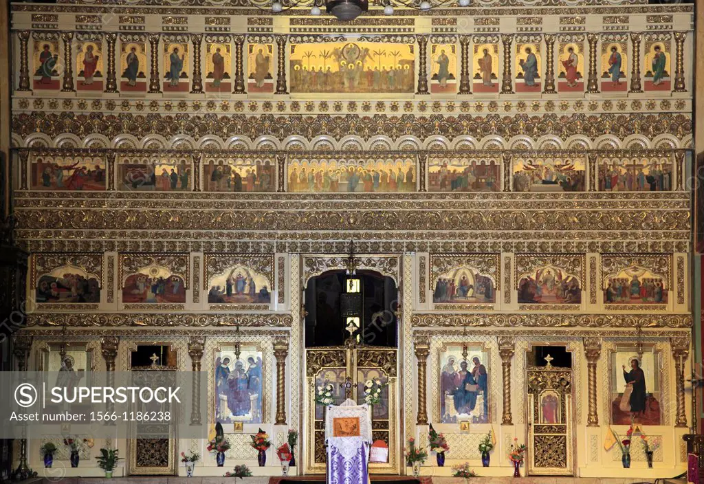 Romania, Targu Mures, Orthodox Cathedral, interior,