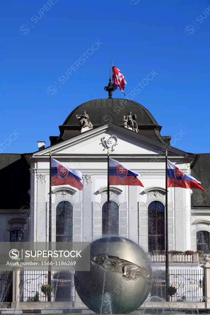Slovakia, Bratislava, Grassalkovich Palace, President´s Residence,