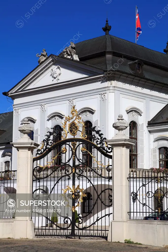 Slovakia, Bratislava, Grassalkovich Palace, President´s Residence