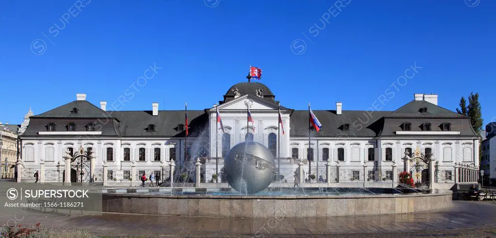 Slovakia, Bratislava, Grassalkovich Palace, President´s Residence,
