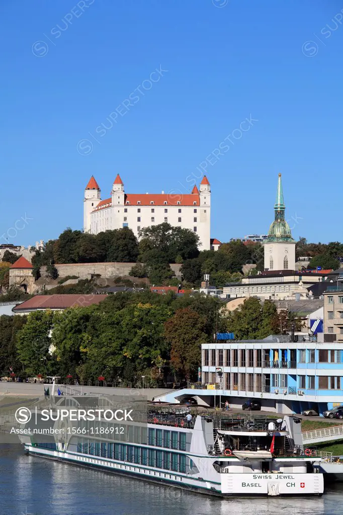Slovakia, Bratislava, Castle, Danube River,