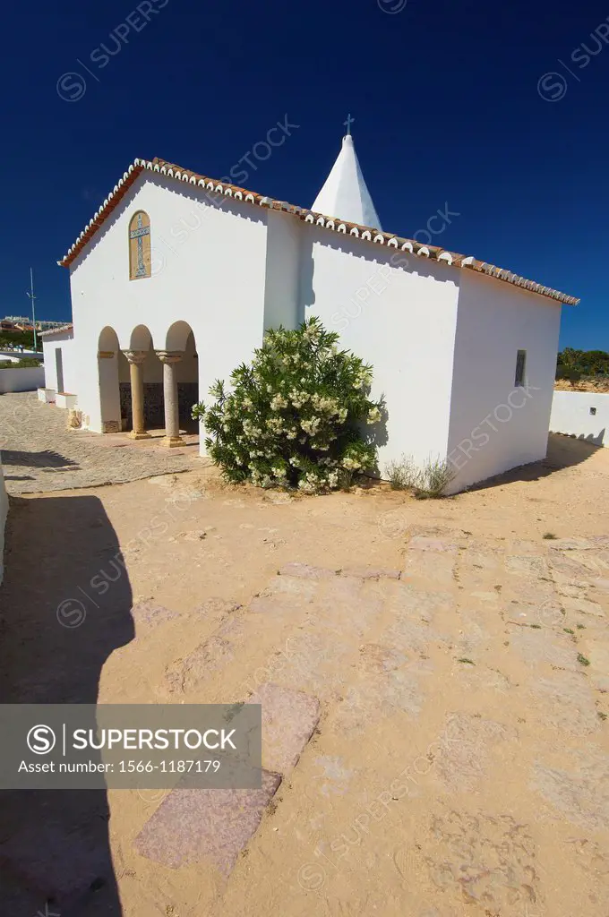 Nossa Senhora da Rocha Chapel, Armaçao de Pera, Algarve, Portugal.