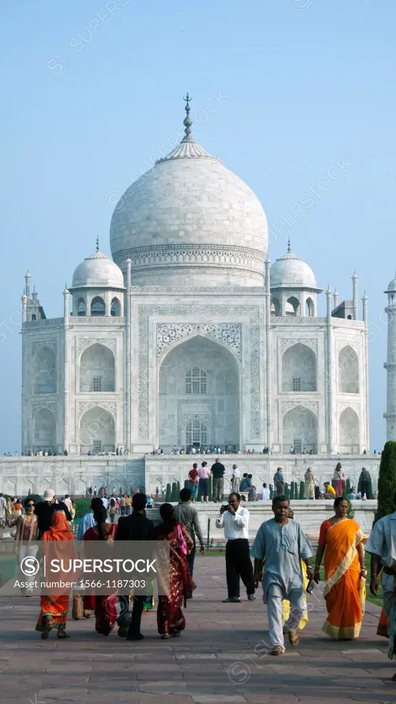 Taj Mahal mausoleum Agra Uttar Pradesh India