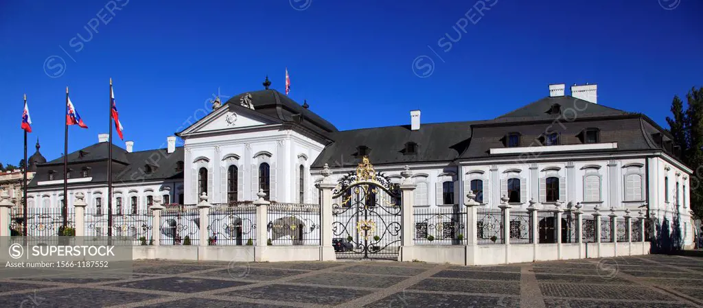 Slovakia, Bratislava, Grassalkovich Palace, President´s Residence