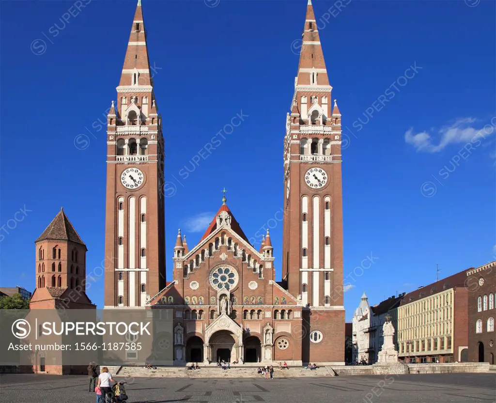 Hungary, Szeged, Votive Church, Cathedral,