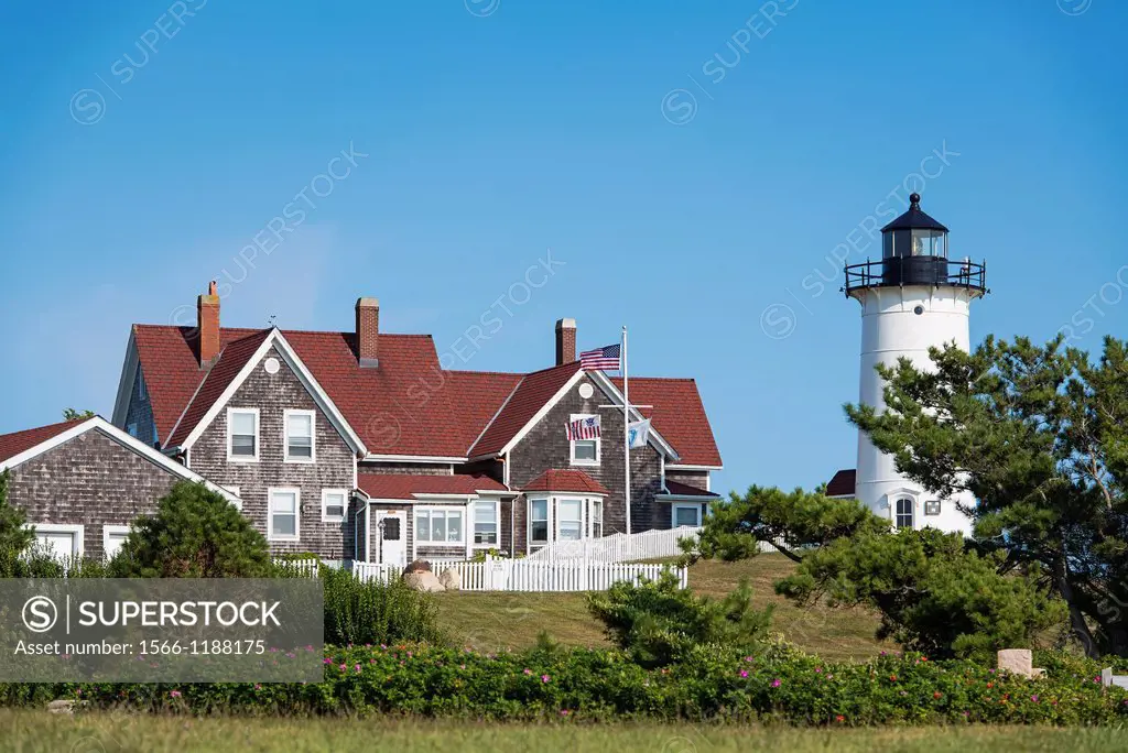 Nobska Lighthouse, Woods Hole, Cape Cod, Massachusetts, USA