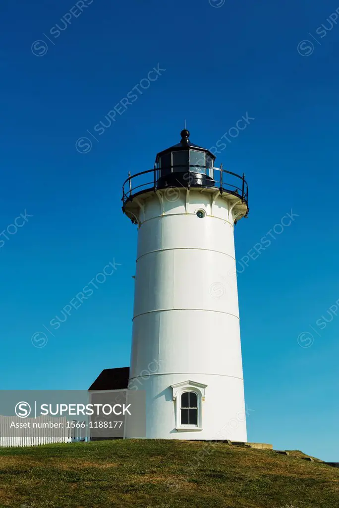Nobska Lighthouse, Woods Hole, Cape Cod, Massachusetts, USA
