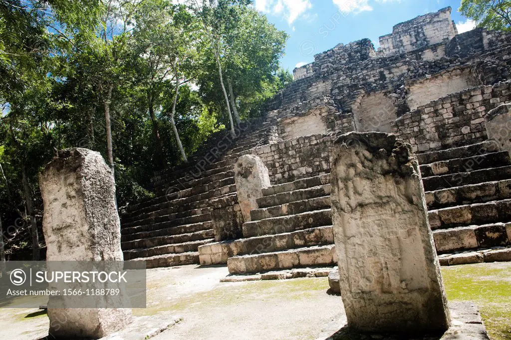 Archeological site Calakmul, Yucatan Peninsula, Mexico