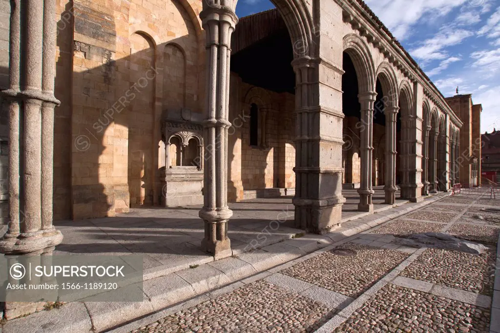 Basilica of San Vicente, Avila, Spain.