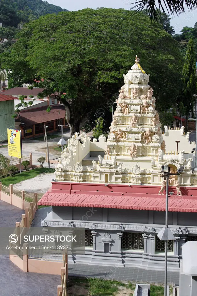 Hindu temple near Georgetown, Penang, Malaysia.