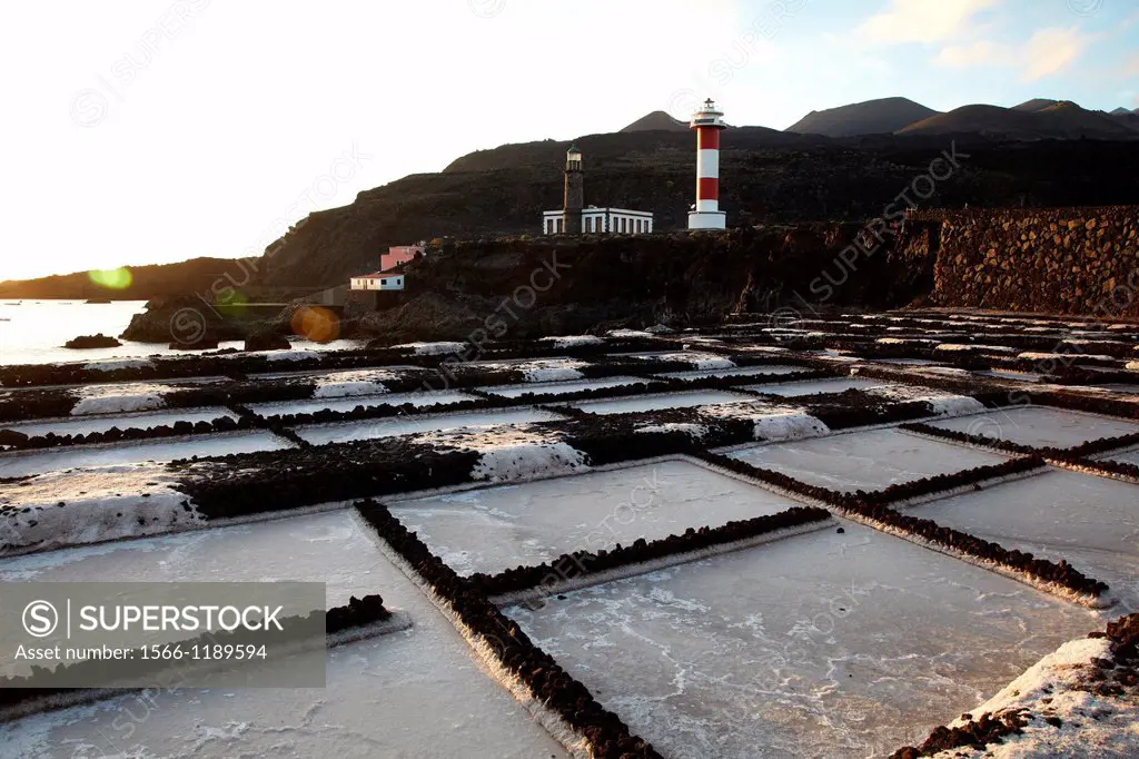 Saltworks, Salinas de Fuencaliente, La Palma, Canary Island, Spain.