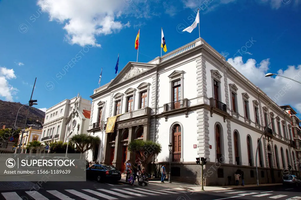 Town hall, Ayuntamiento, Santa Cruz de Tenerife, Tenerife, Canary Islands, Spain.