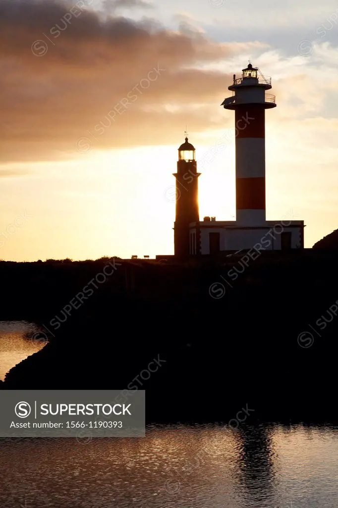 Lighthouse, Faro de Fuencaliente, La Palma, Canary Island, Spain.