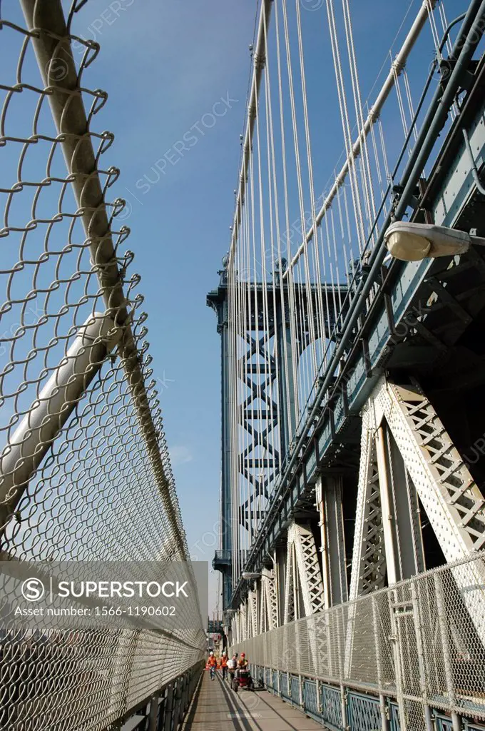 New York City, the Manhattan Bridge
