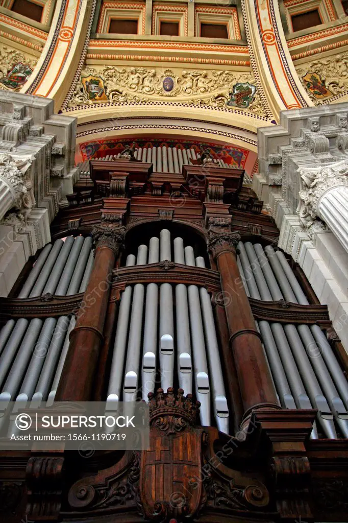 organ, Palau Nacional, Montjuic, Barcelona, Catalonia, Spain