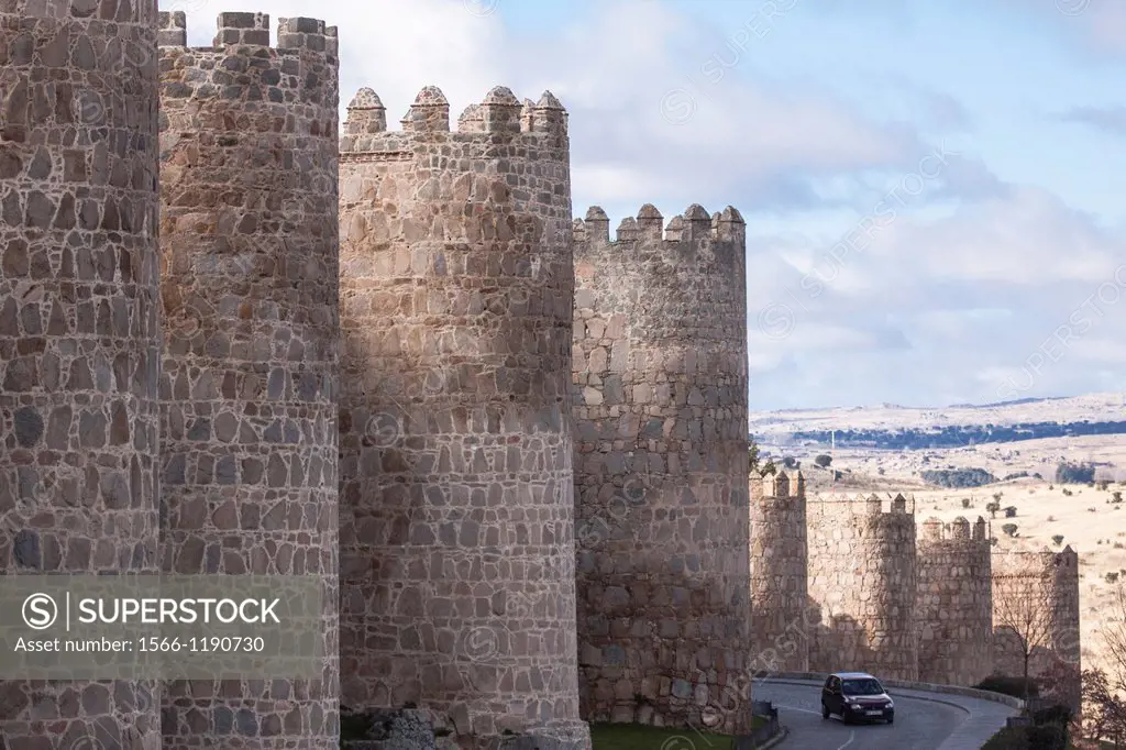 City Walls, Avila, Spain.