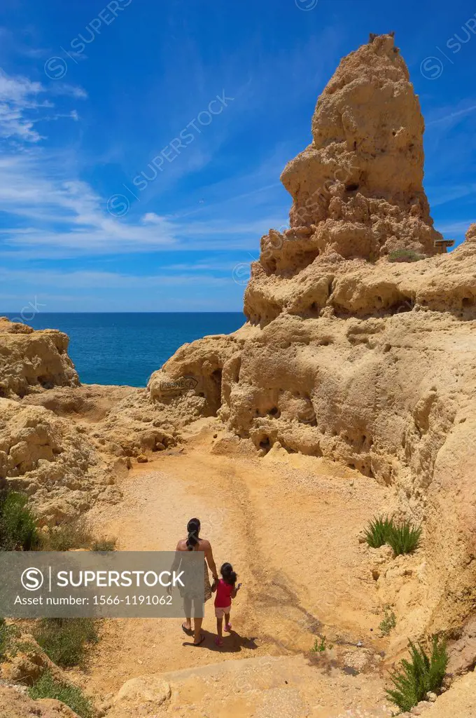 Algar Seco, Carvoeiro, Lagoa, Algarve, Portugal.