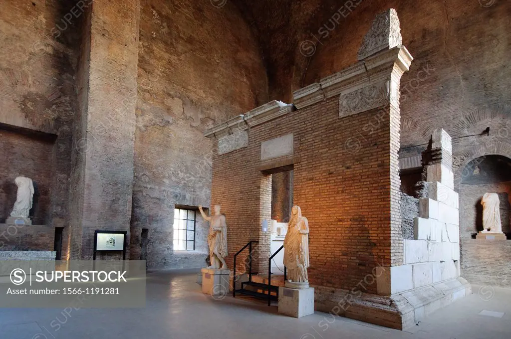 Italy, Lazio, Rome, Terme di Diocleziano, Baths of Diocletian, Museum, Stone Sculpture