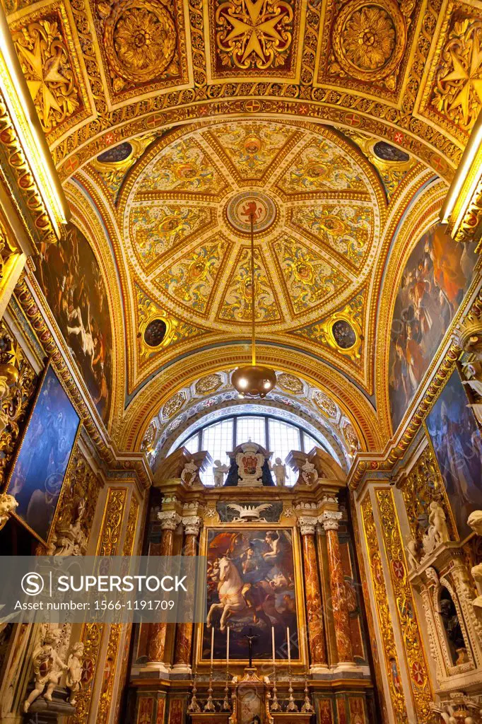 St  John´s Co-Cathedral, Valletta City, Malta Island, Malta, Europe.