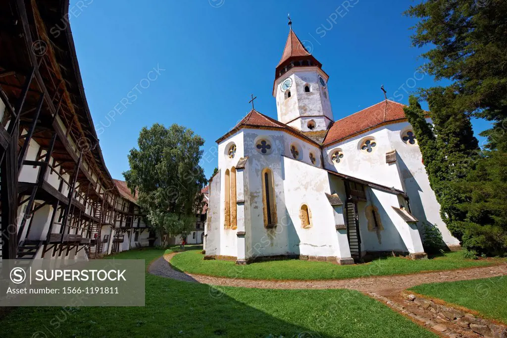 Prejmer  German: Tartlau Fortified Church, one of the best preserved of its kind in Eastern Europe was built by the Teutonic Knights in 12 12  Brasov,...