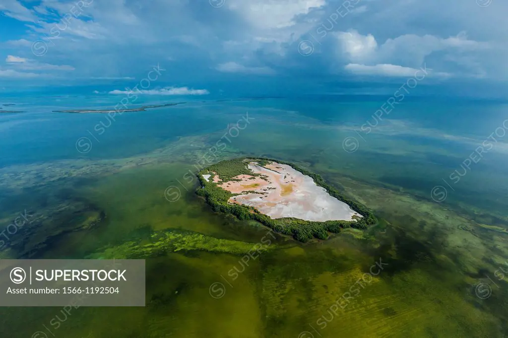 Aerial view, Everglades National Park, Florida, USA.