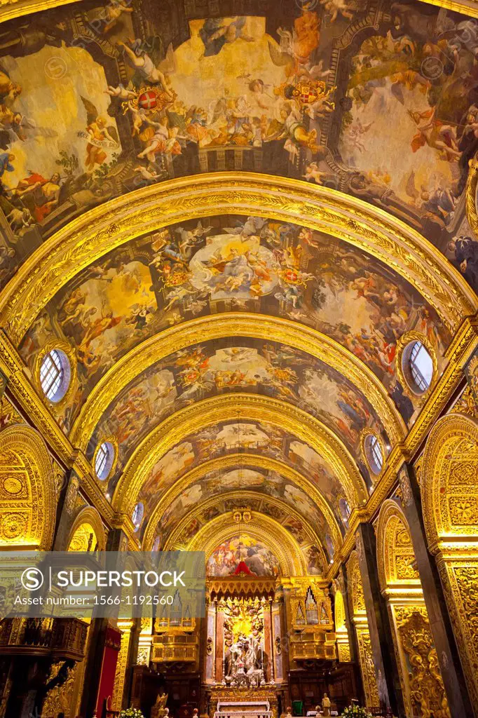 St  John´s Co-Cathedral, Valletta City, Malta Island, Malta, Europe.