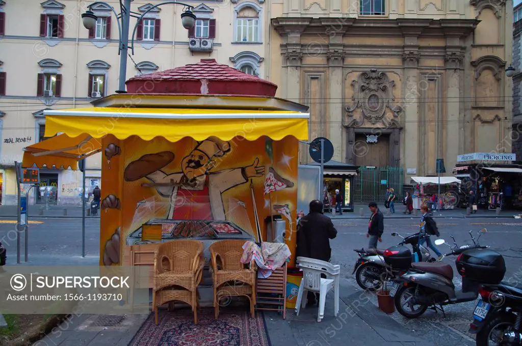 Piazza Dante square central Naples city La Campania region southern Italy Europe