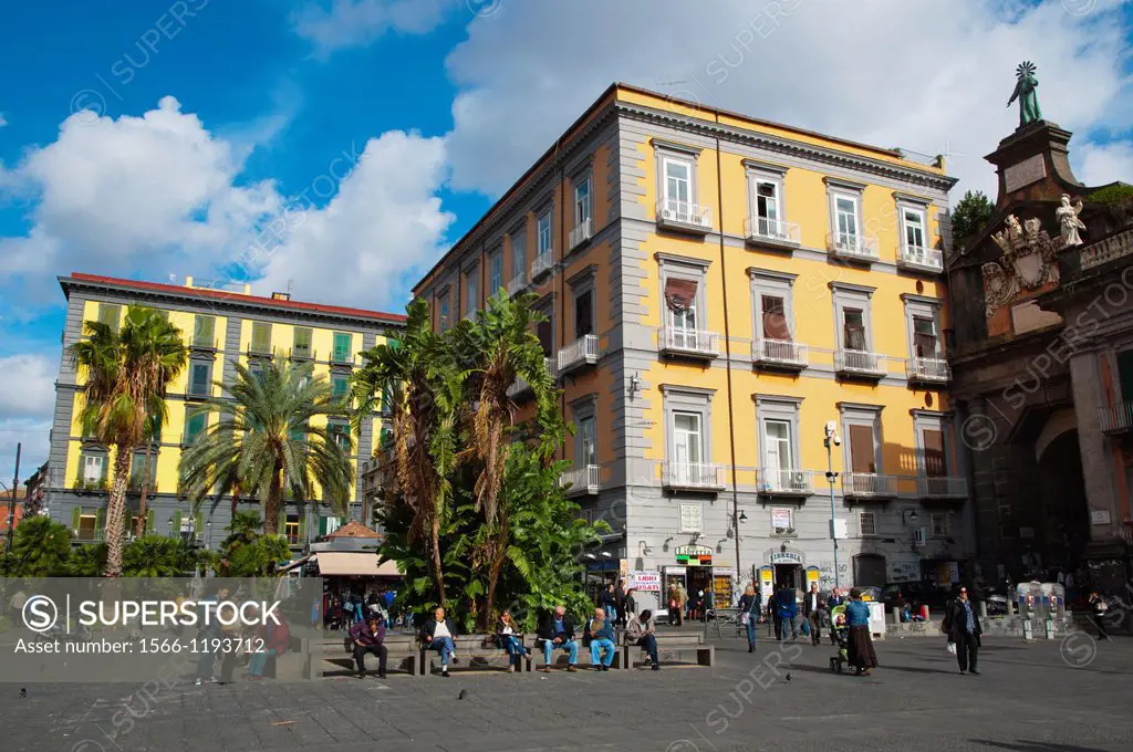Piazza Dante square central Naples city La Campania region southern Italy Europe
