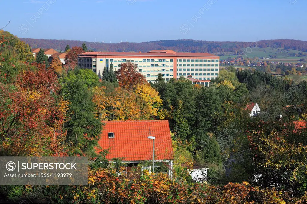 Germany, Bad Driburg, nature reserve Teutoburgian Forest / Eggegebirge, East Westphalia, Westphalia, North Rhine-Westphalia, NRW, Rosenberg hospital, ...