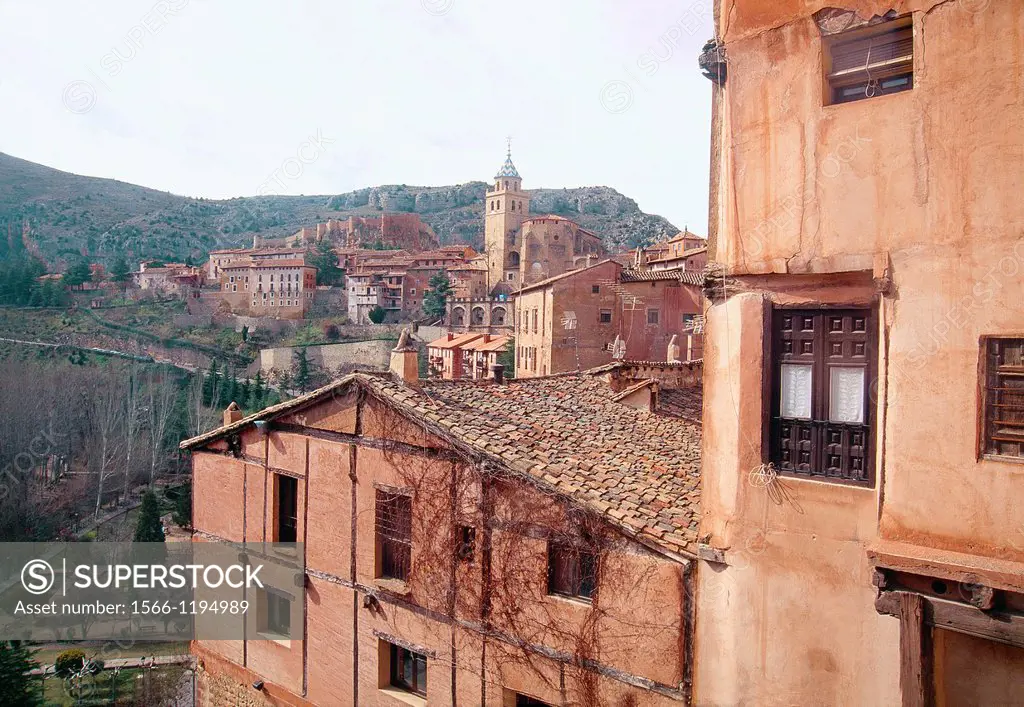 Overview. Albarracin, Teruel province, Aragon, Spain.