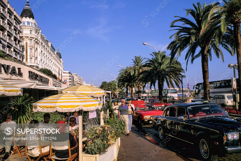 Riviera Boulevard scenic in Elegant Cannes France