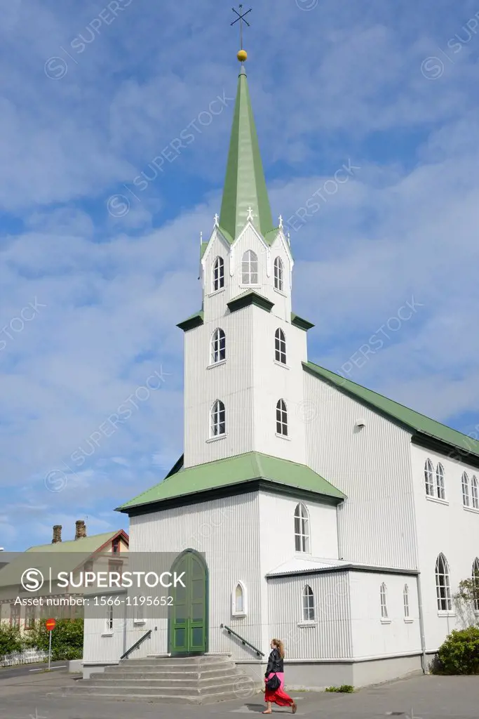 Iceland, Rekjavik, Free church Frikirkjan