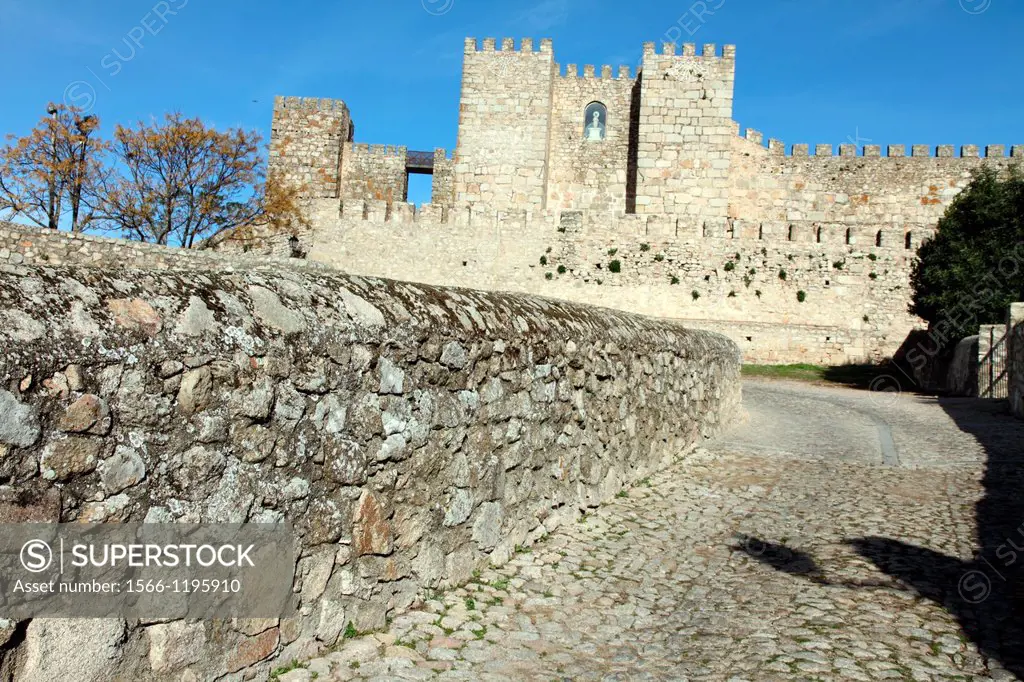 Castle in Trujillo, Caceres province, Extremadura, Spain
