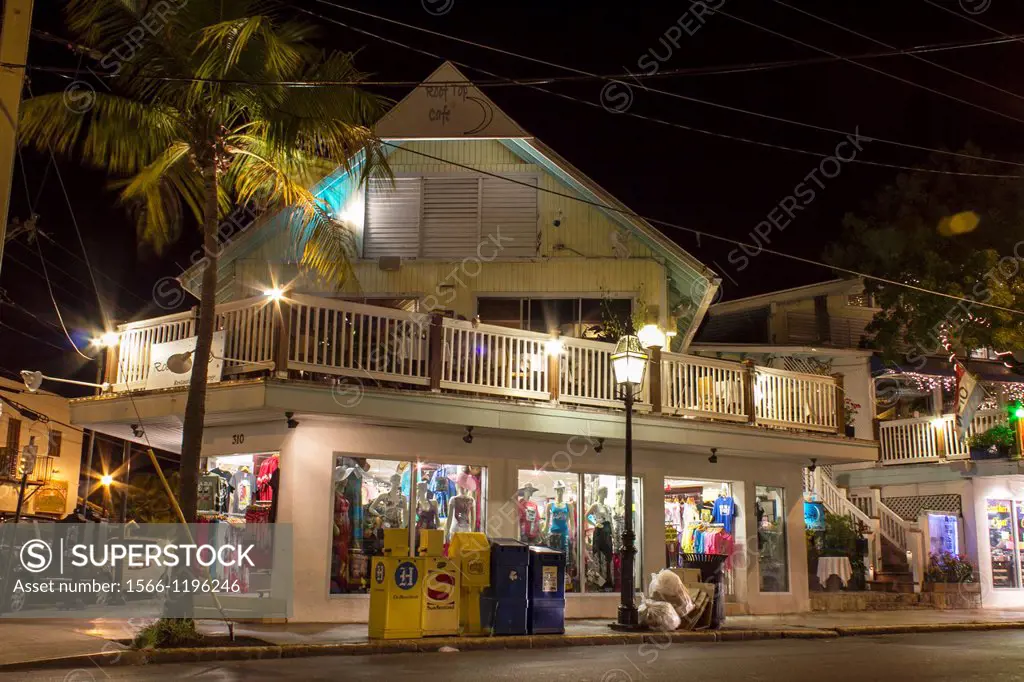 Duval Street stores, Key West, Florida Keys Florida, USA