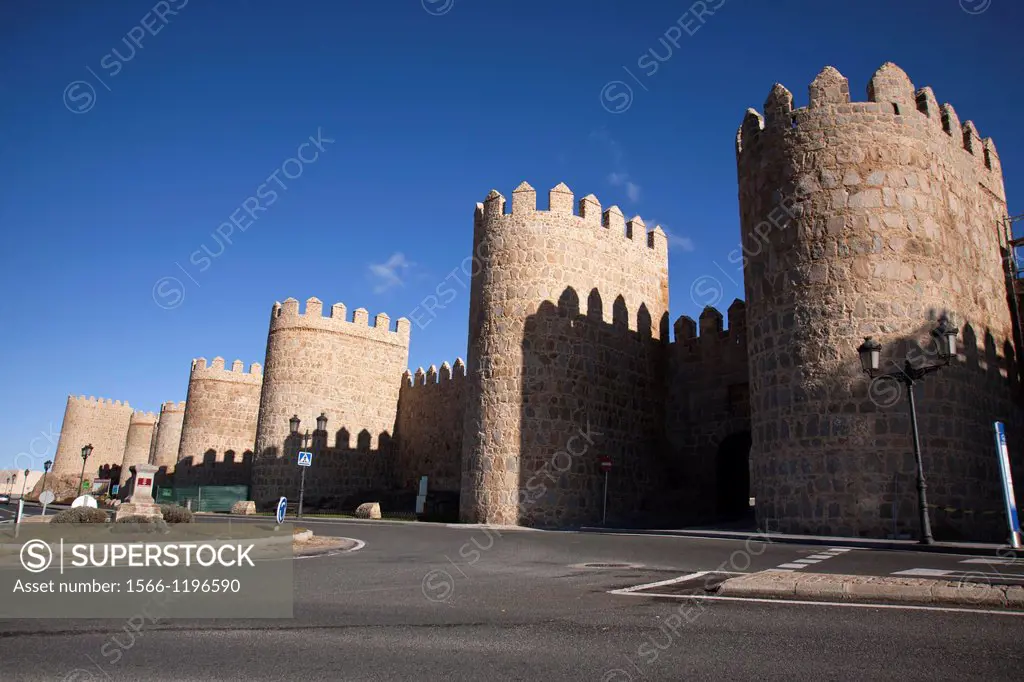 City Wall, Avila, Spain.