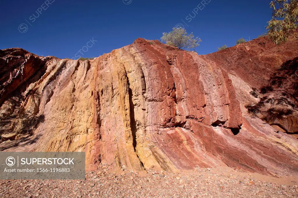 Ochre pits traditionally used by Aboriginal people  West McDonnel Ranges, Central Australia