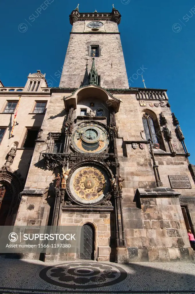 The Astronomical Clock in the Old Town Square, Prague, Czech Republic