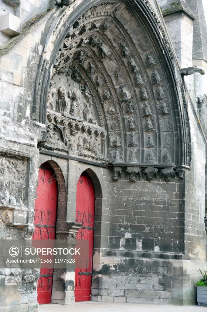 Saint Etienne romanesque church, Beauvais, Oise, Picardy, France