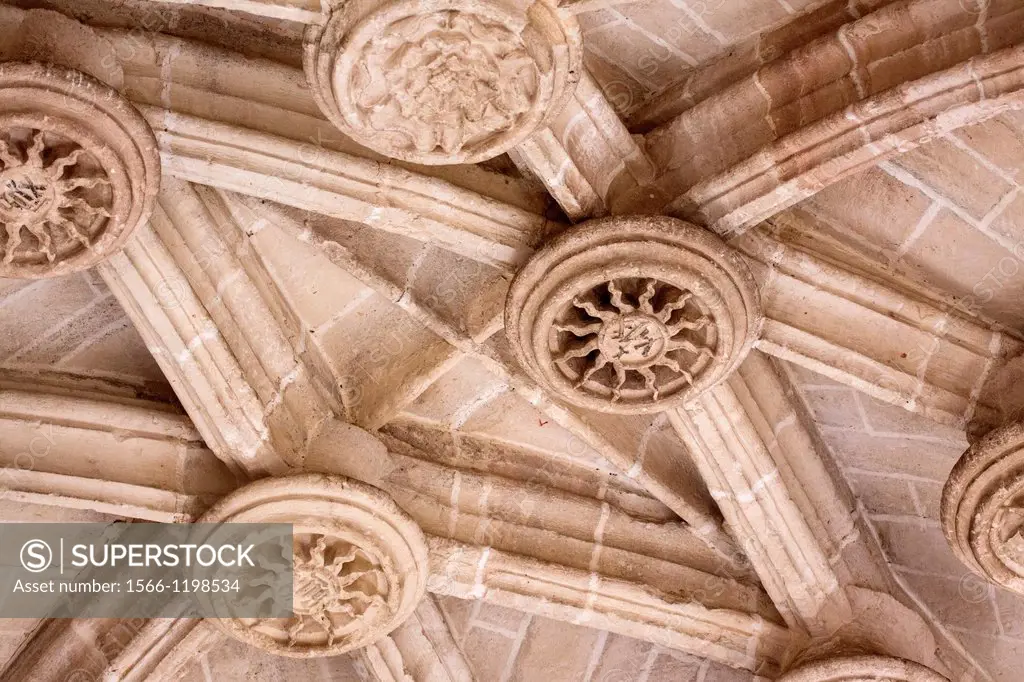 Keystones, Cathedral of Santa María, Segovia, Castilla-Leon, Spain