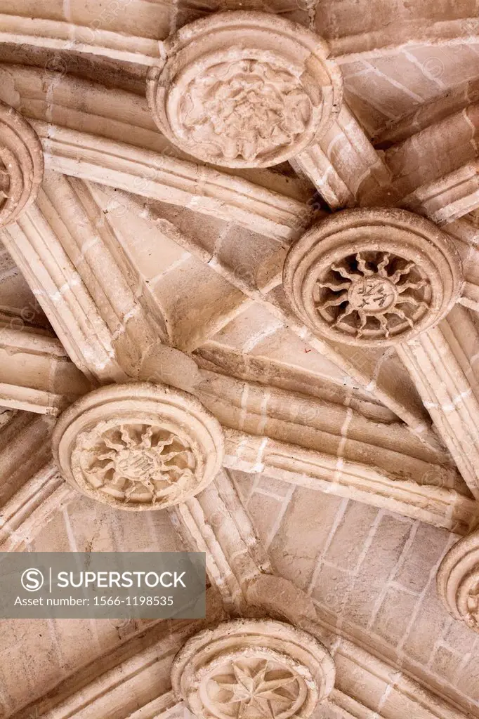 Keystones, Cathedral of Santa Maria, Segovia, Castilla-Leon, Spain
