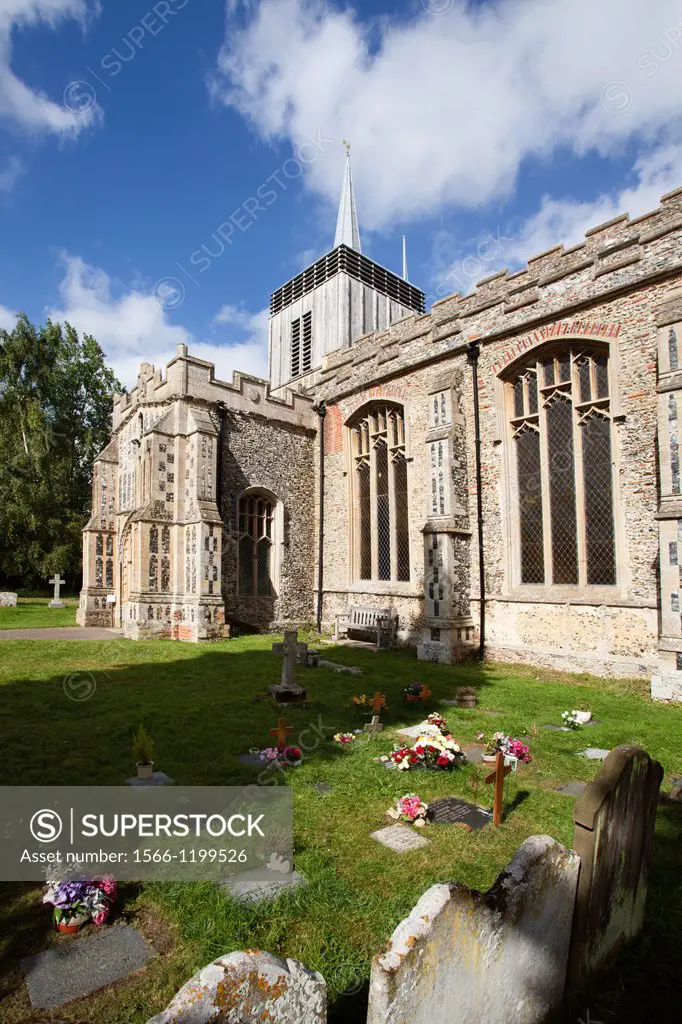 Church of St Mary Magdelene at Bildeston Suffolk England