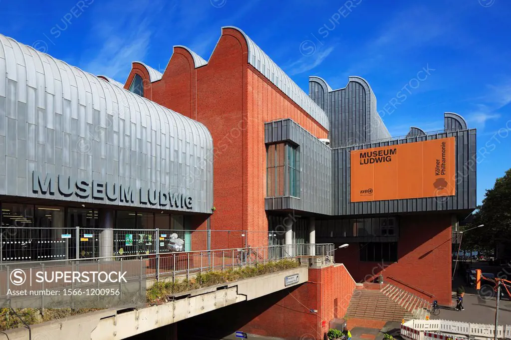 Germany, Cologne, Rhine, Rhineland, North Rhine-Westphalia, NRW, Museum Ludwig, art museum