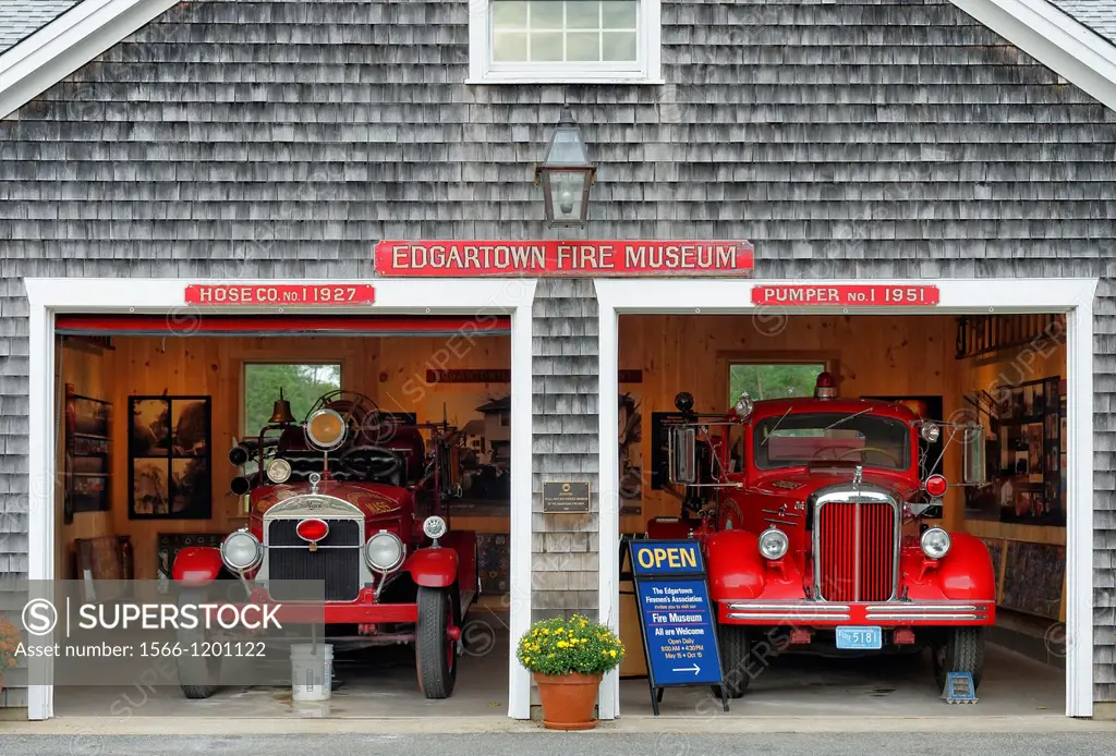 Fire Museum, Edgartown, Martha´s Vineyard, Massachusetts, USA