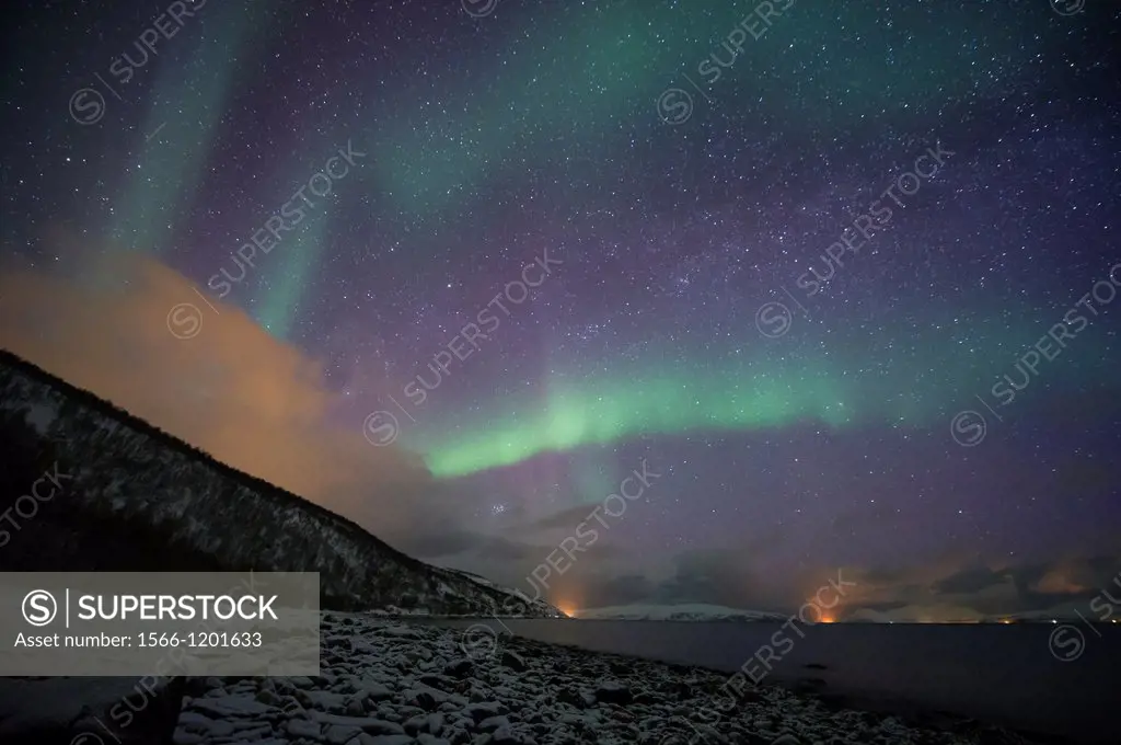 Northern Lights Aurora Borealis in Scandinavia